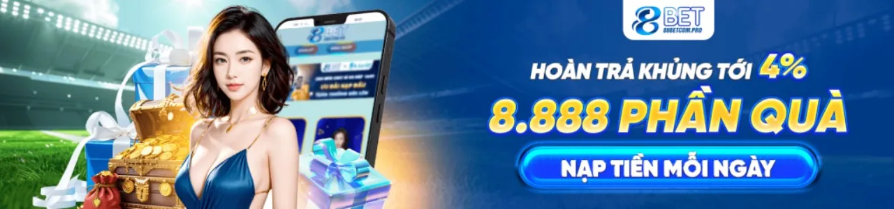 Giao diện ứng dụng 8XBET trên điện thoại